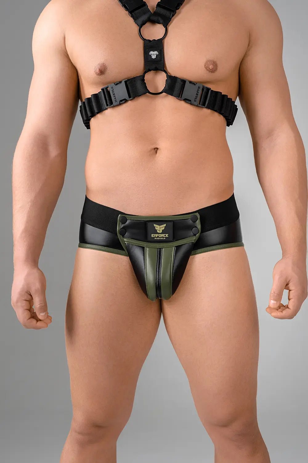 EnForce. Waist - high Codpiece Briefs. Zipped Rear - Maskulo - MBR113-Y1 - Maskulo EU Global Online Store