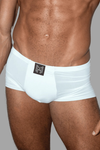 Quadron Ironsilk Trunks Ajustados. Blanco