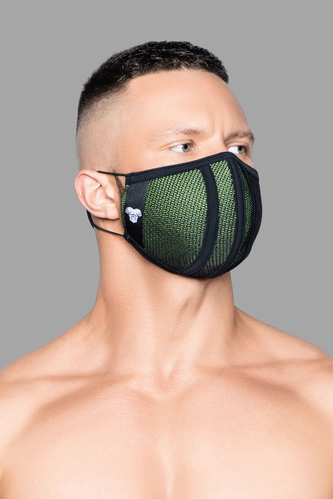 Life 3D Mask. Green and Black