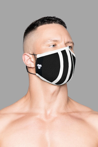 Life 3D Mask. White and Black