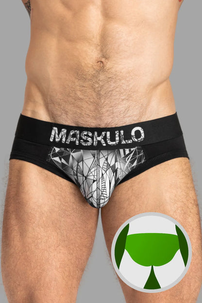 ARMOR Briefs with ART-X effect. Black and White