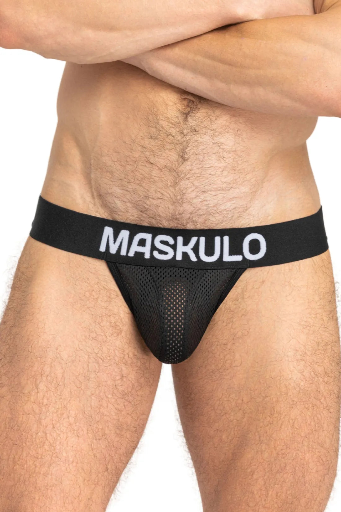 FISHER Jock con malla y BULGE-IN. Negro