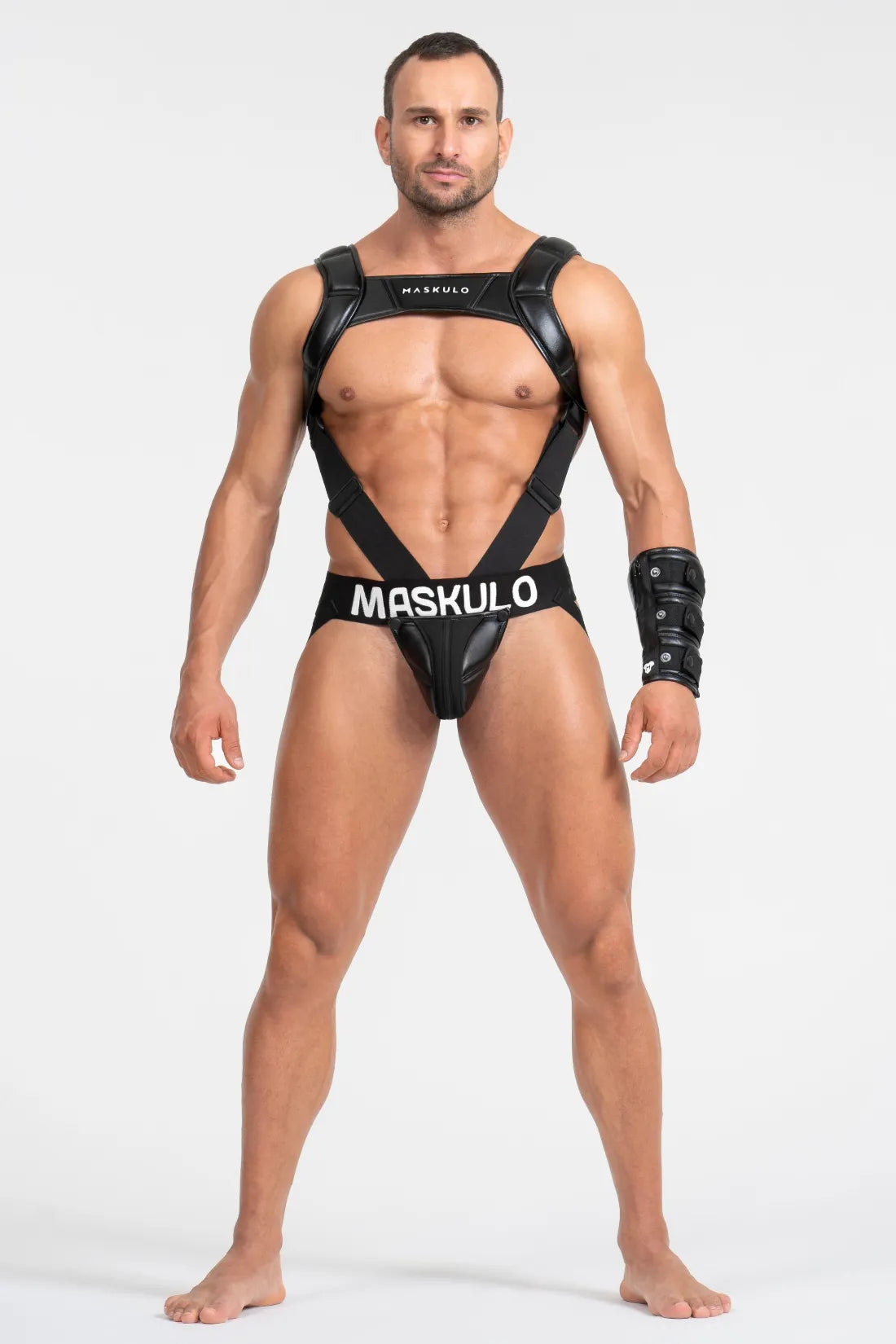 Body Harness with Push-up Effect. Black