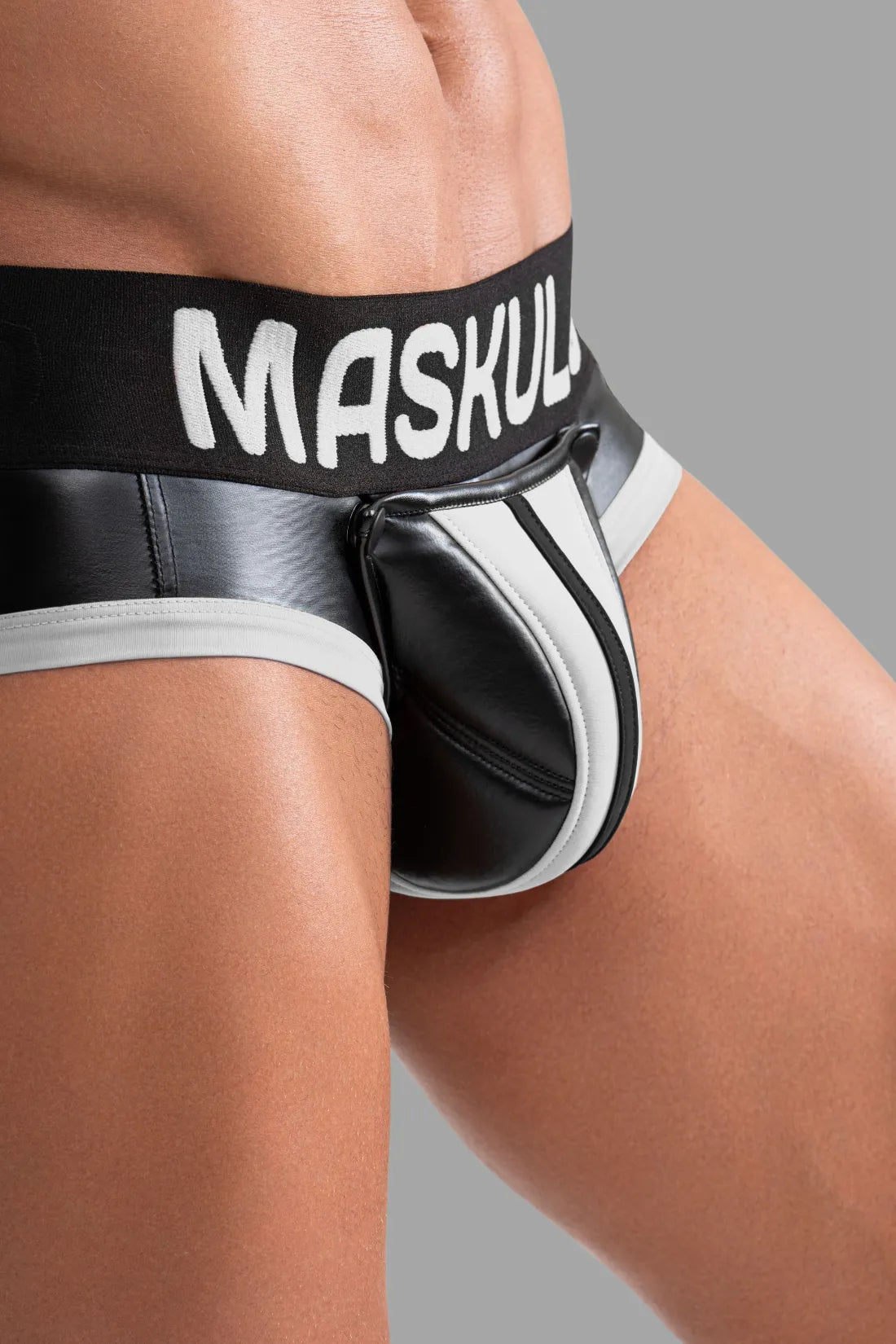 Briefs with Pads. Black and White