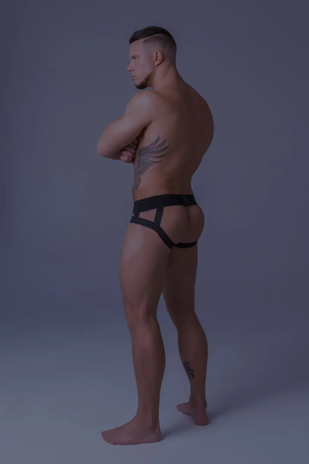 Youngero. Jockstrap. Mesh Codpiece. Green Neon