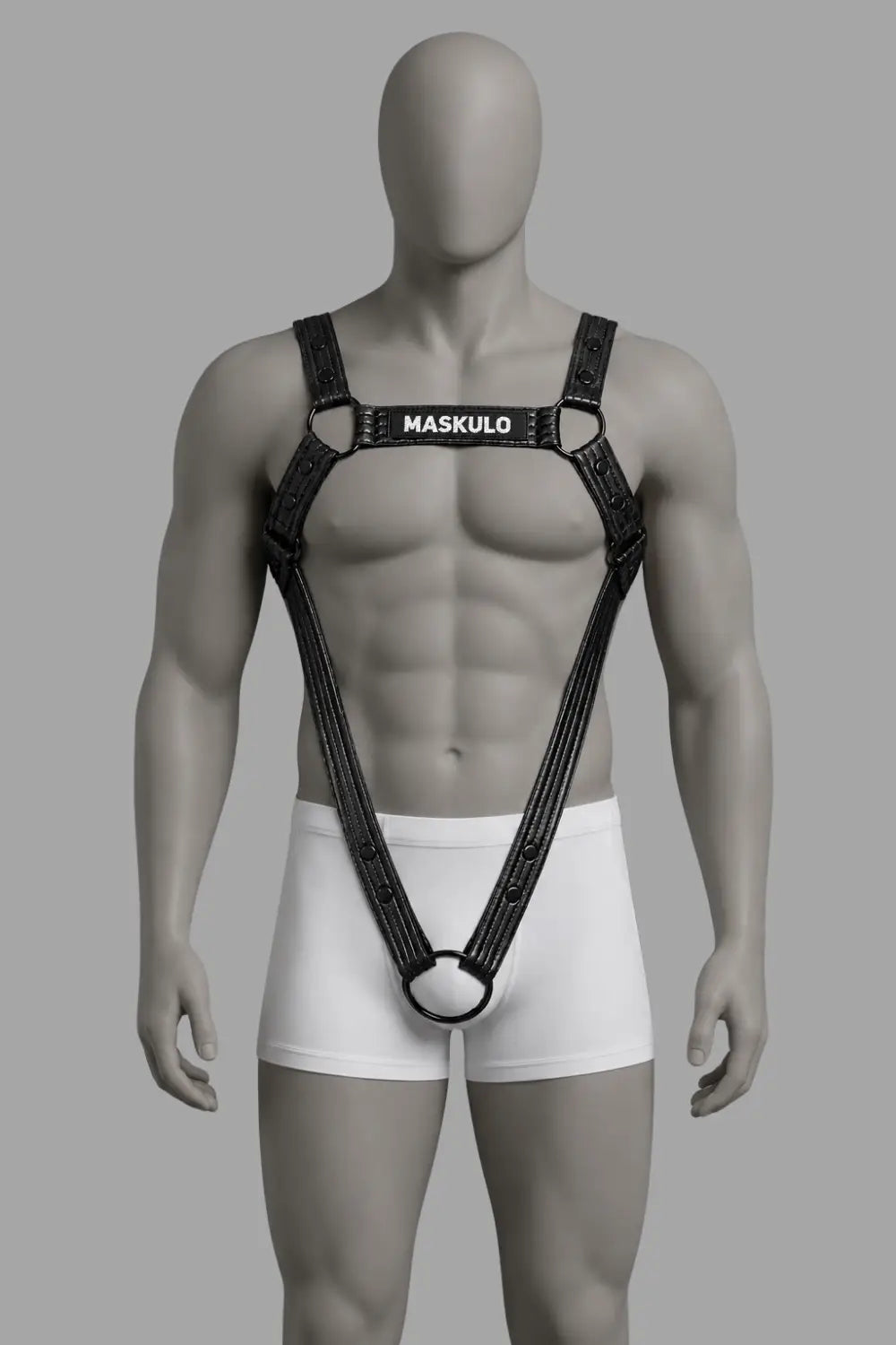 Vance Gridlock. Body Harness aus PU-Leder