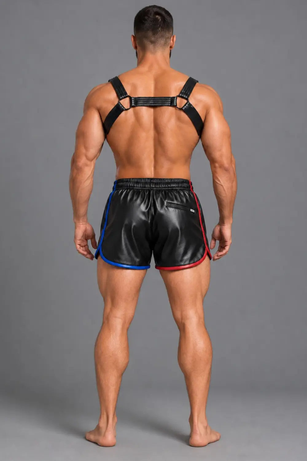 Vance Gridlock. Body Harness of PU Leather