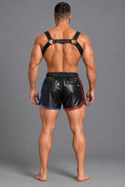 Vance Gridlock. Body Harness of PU Leather