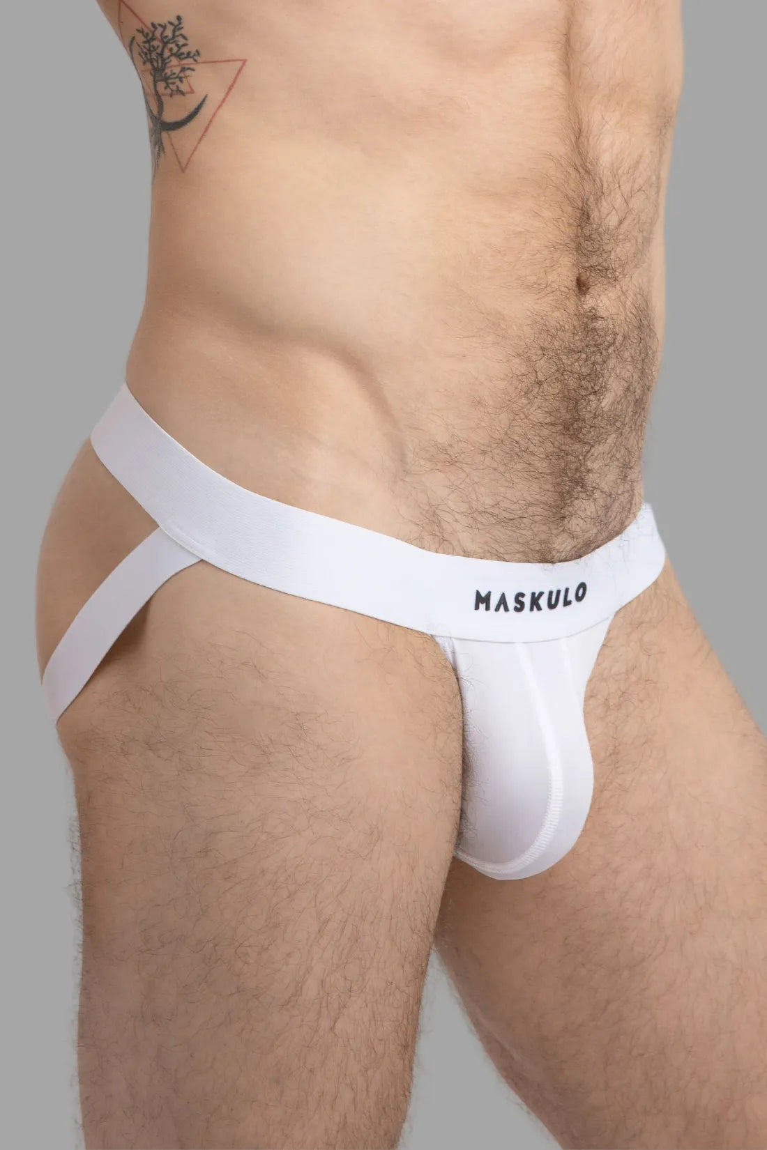 Microfiber Jock. White