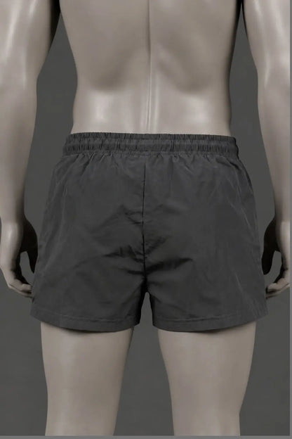 Short Jedd Synther Soft avec poches zippées. Gris acier