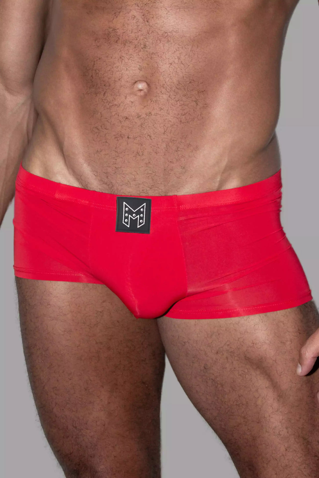 Ryan Ironsilk Tight Trunks. Red