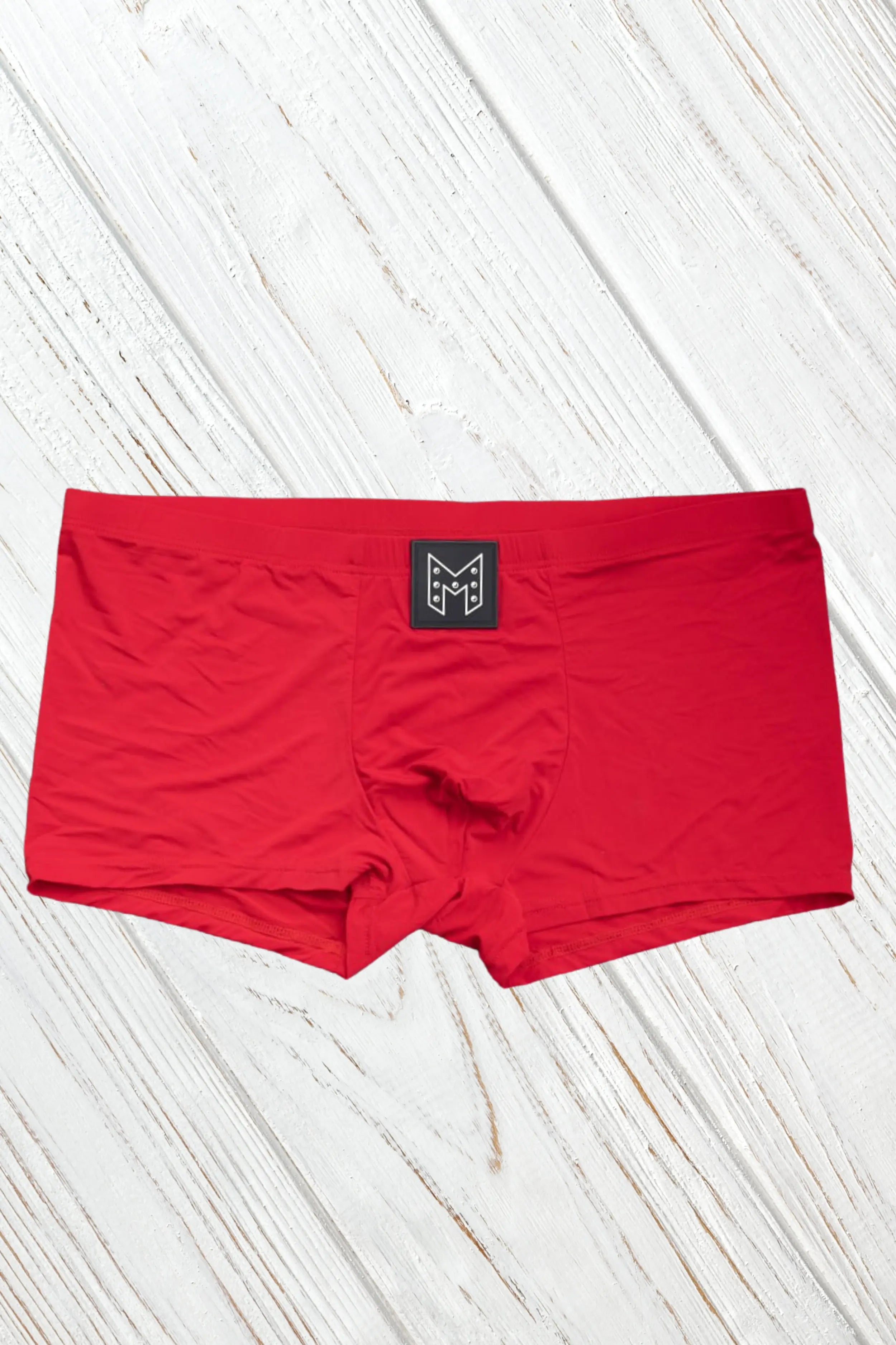 Ryan Ironsilk Strakke Trunks. Rood