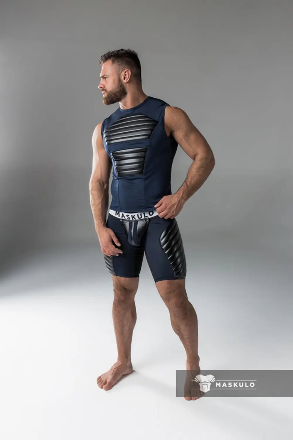 Armored. Tank Top. Front Pads - Maskulo - MTP137-Y1 - Maskulo EU Global Online Store