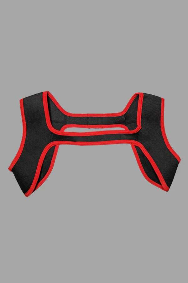 Zale Aquatorr Neoprene Chest Harness. Black + Red