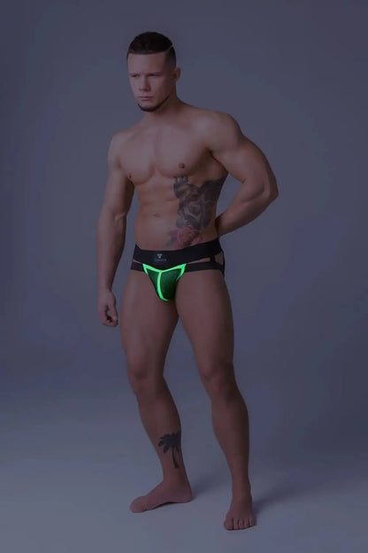 Youngero. Jockstraps. Mesh Codpiece. Neon - Maskulo - MJS164-Y1 - Maskulo EU Global Online Store