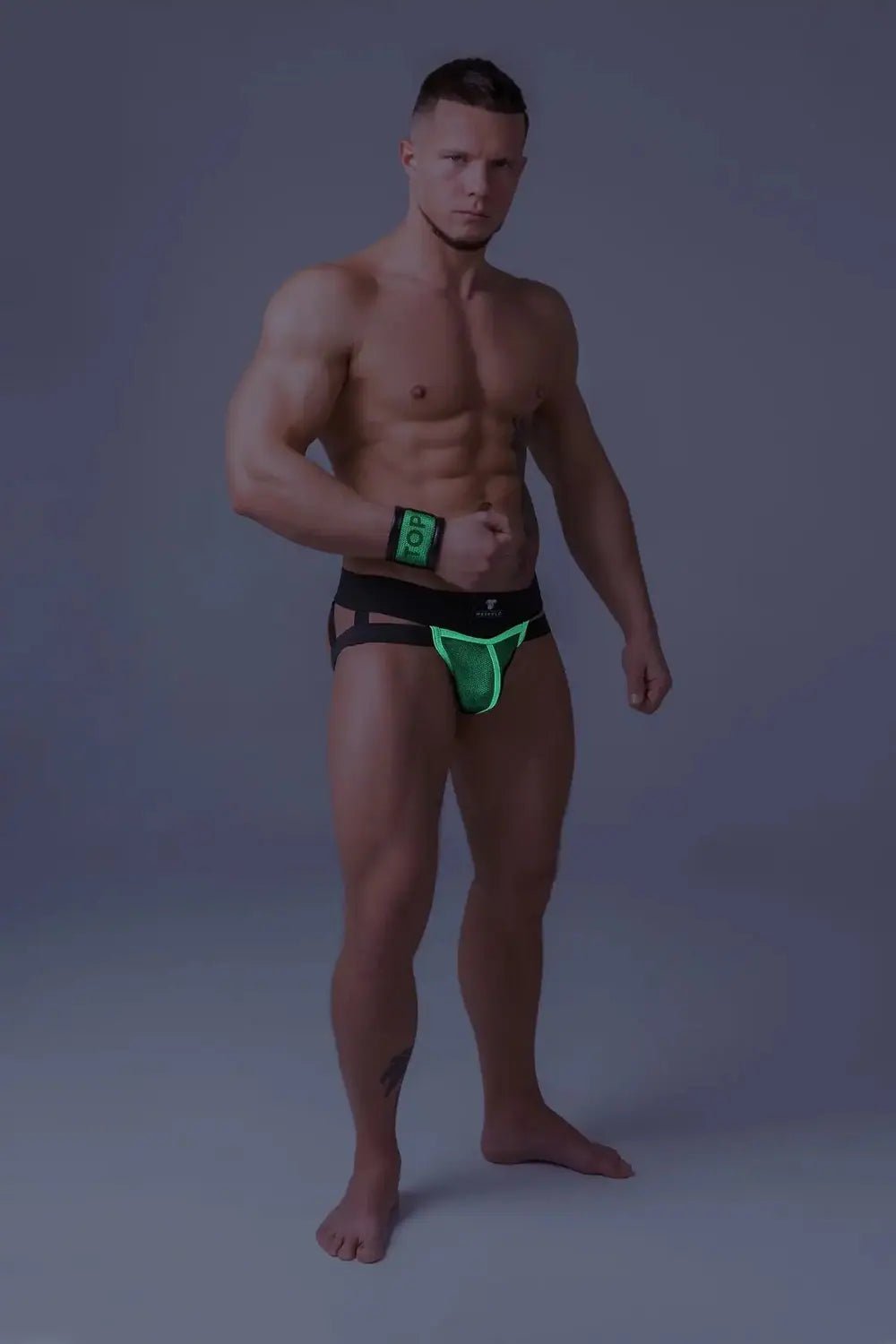 Youngero. Jockstraps. Mesh Codpiece. Neon - Maskulo - MJS164-Y1 - Maskulo EU Global Online Store